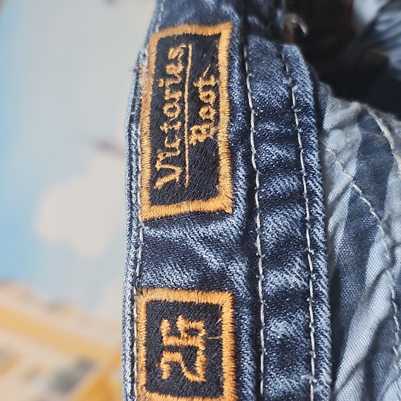 Rock Revival Boot Jeans Low Waist Size 26 Victories - Picture 4 of 8